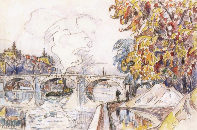 poni royal with the gare d orsay, Paul Signac